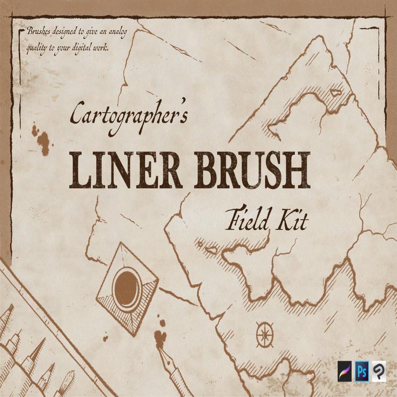 Cartographer\'s Liner Brush Field Kit