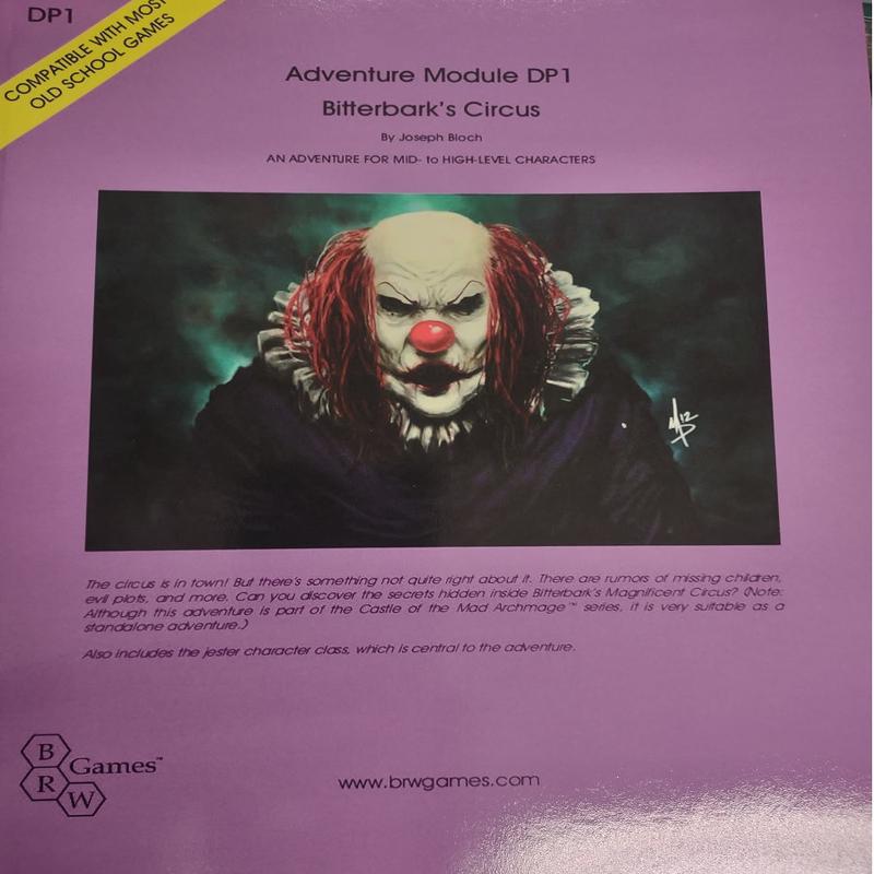 Adventure Module DP1 Bitterbark\'s Circus - BRW Games
