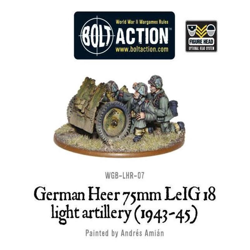 German Heer 75mm Leig 18 Light Artillery – Bolt Action