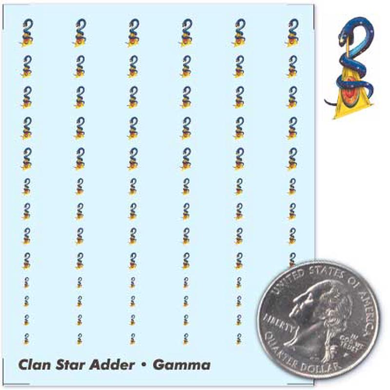 Clan Star Adder- Gamma Galaxy Decals