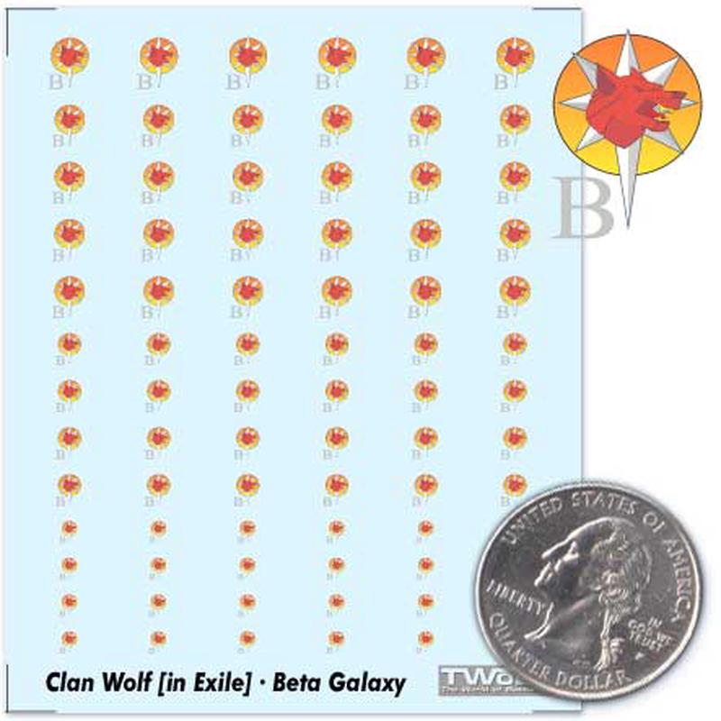 Clan Wolf in Exile - Beta Galaxy Decals