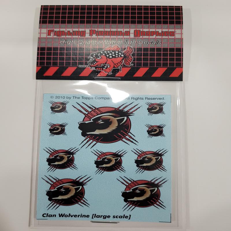 Clan Wolverine- Large Scale Decals