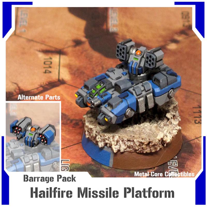 Hailfire Missile Platform- Barrage Pack