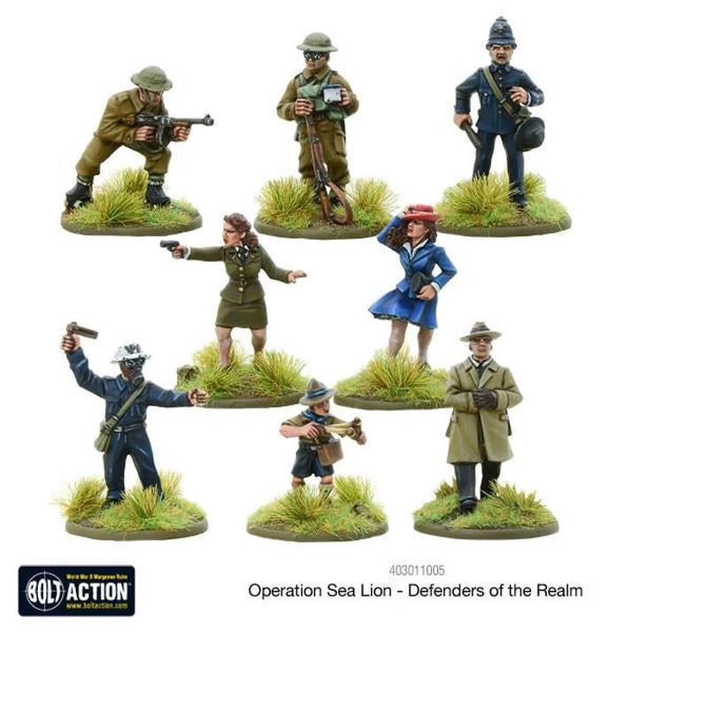Operation Sea Lion Defenders of the Realm – Bolt Action