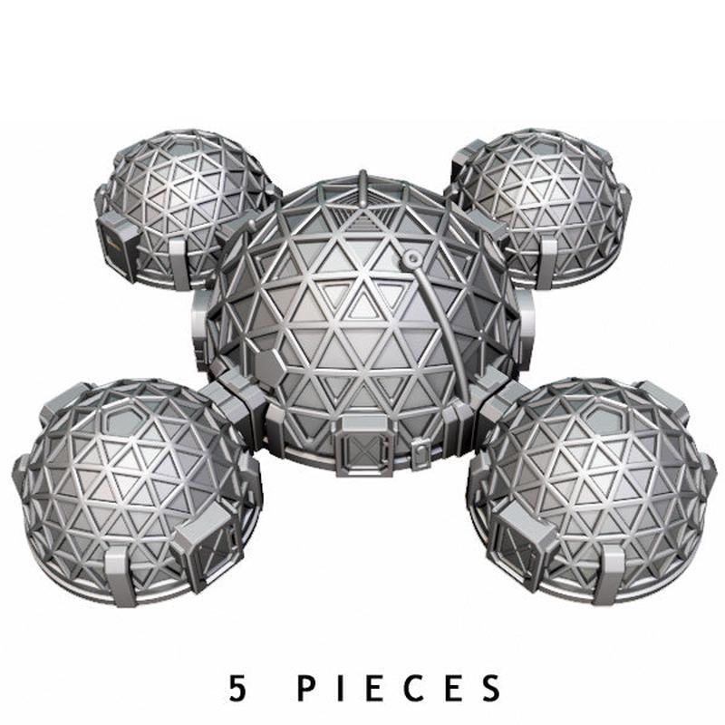 Mars Colony Domes [x5]