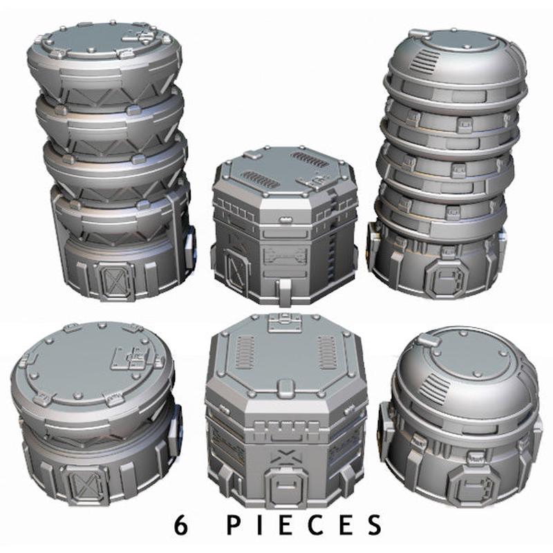 Mars Colony Towers [x6]