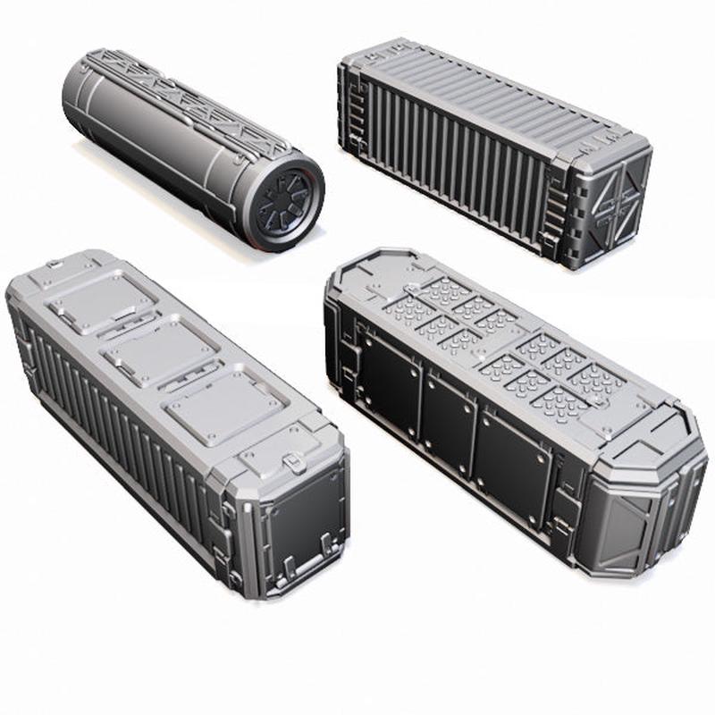 Ship Containers [x4]