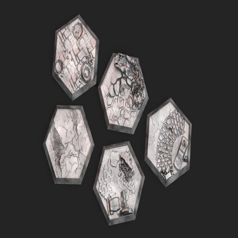Urban Warfare Hex Bases (5)