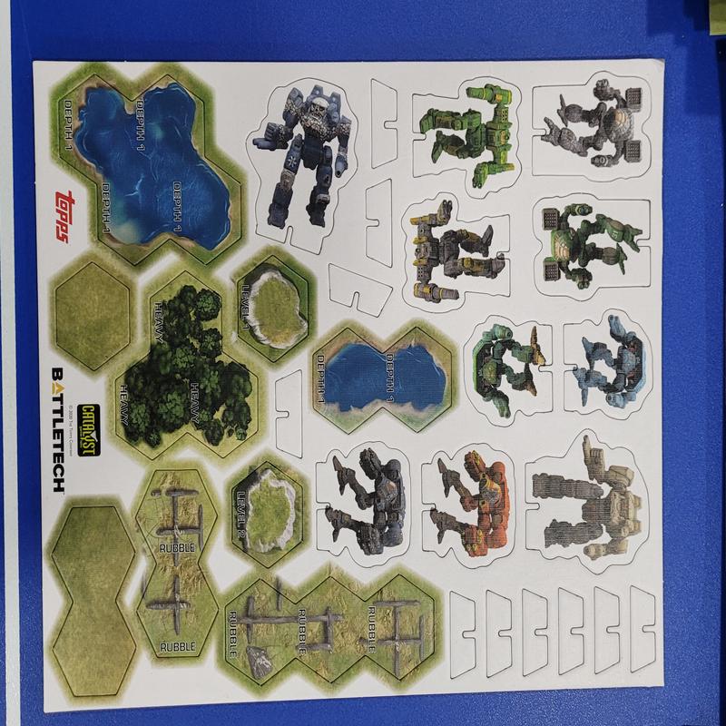 Clan Invasion Cardboard punch outs (Clan Invasion Box set)