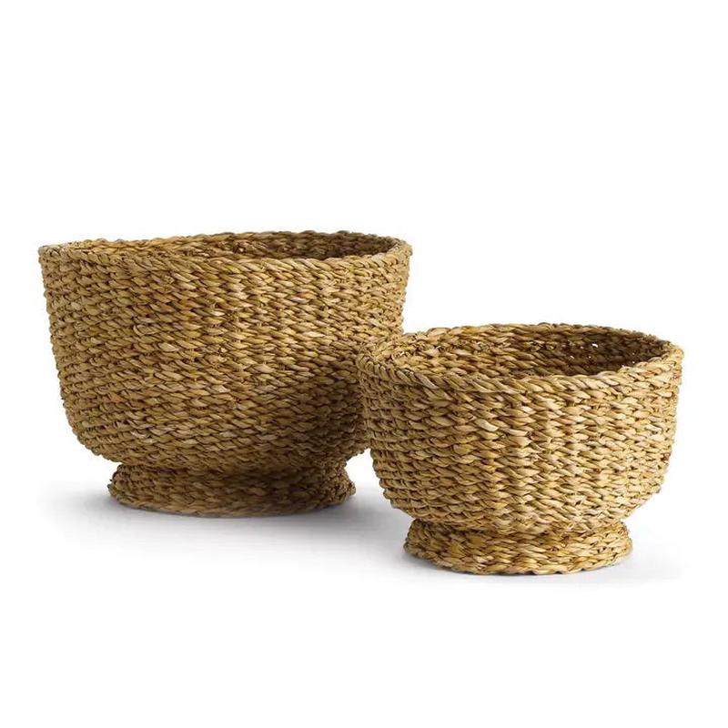 NAPA HOME AND GARDEN - SEAGRASS FOOTED BOWL