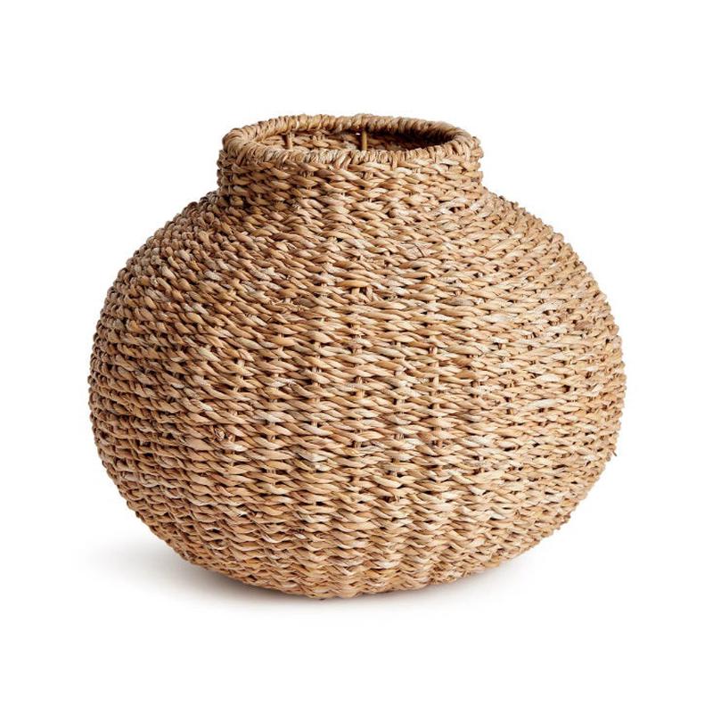 NAPA HOME AND GARDEN - SEAGRASS ROUND VASE